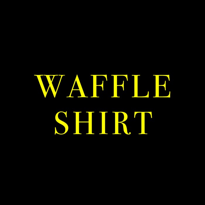 Waffle Shirt - Maroon