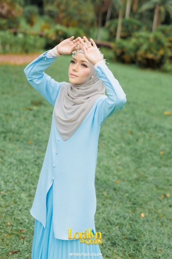 Eve Blouse - Baby Blue